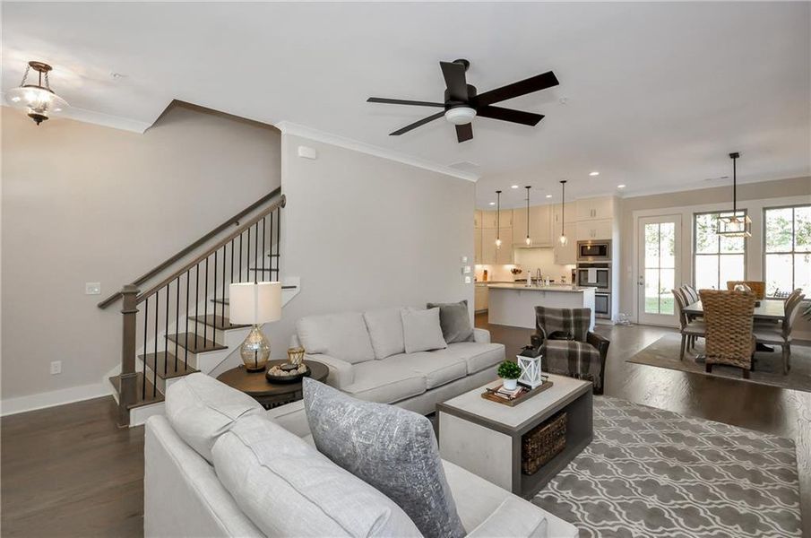 Furnished interior view inside a new home in , Woodstock (Image 17).