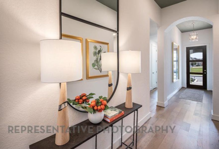 Furnished interior view inside a new home in Gateway Village - The Reserve: 50ft. lots, Denison (Image 19). Furnished interior view inside a new home in Gateway Village - The Reserve: 50ft. lots, Denison (Image 19).