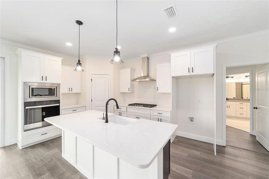 Furnished interior view inside a new home in Grand Oaks, Gainesville (Image 10). Furnished interior view inside a new home in Grand Oaks, Gainesville (Image 10).