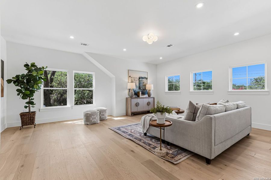 Furnished interior view inside a new home in , San Antonio (Image 42).
