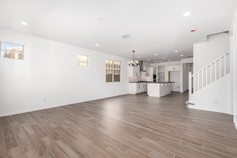 Representative unfurnished interior of a home built from the Winsor by Taylor Morrison in Allen Ranches Discovery Collection, Litchfield Park (Image 10).