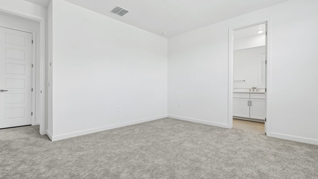 Representative unfurnished interior of a home built from the Phoenician by D.R. Horton in The Ridge at Stone Butte, Phoenix (Image 37). Representative unfurnished interior of a home built from the Phoenician by D.R. Horton in The Ridge at Stone Butte, Phoenix (Image 37).