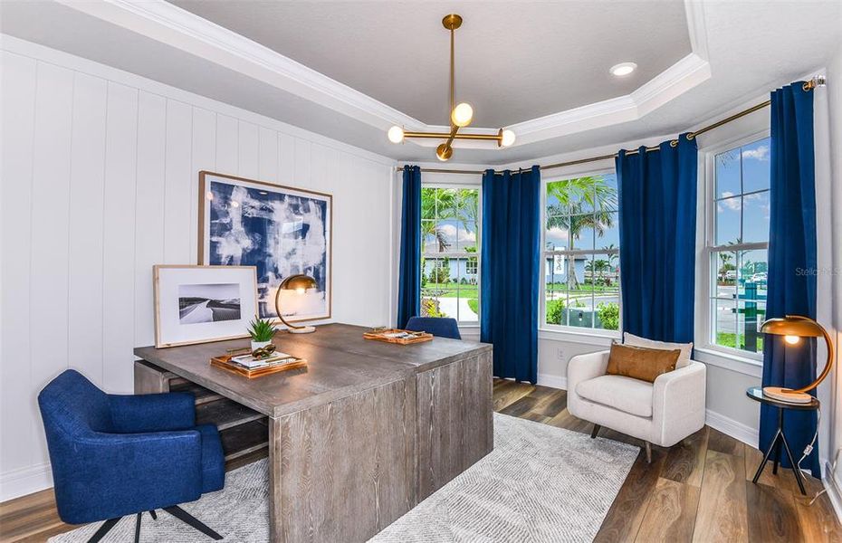 Furnished interior view inside a new home in Del Webb Sunchase, Parrish (Image 10).