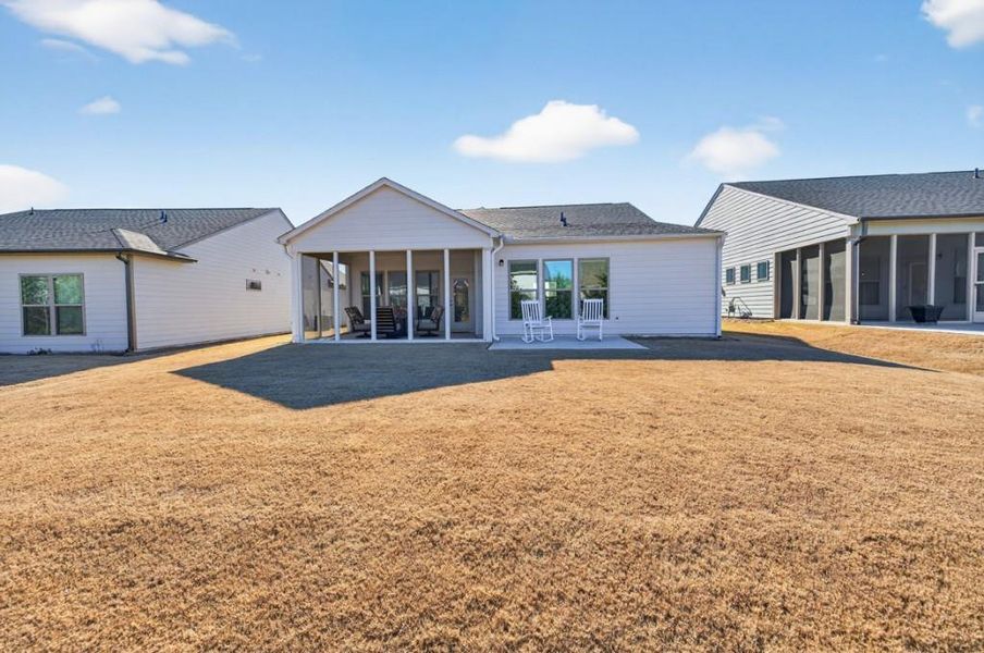 Exterior details and patio area of a home in Del Webb Chateau Elan, Hoschton (Image 30). Exterior details and patio area of a home in Del Webb Chateau Elan, Hoschton (Image 30).