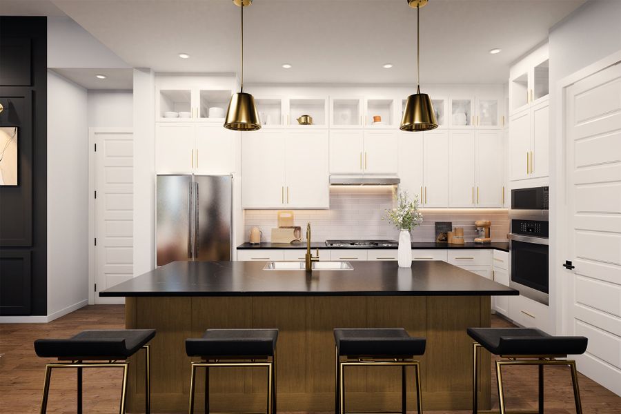 The Lavendar - Optional Cooktop Kitchen