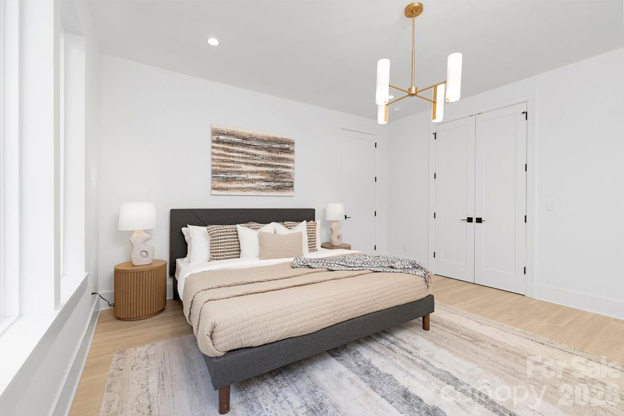 Furnished interior view inside a new home in , Charlotte (Image 25).