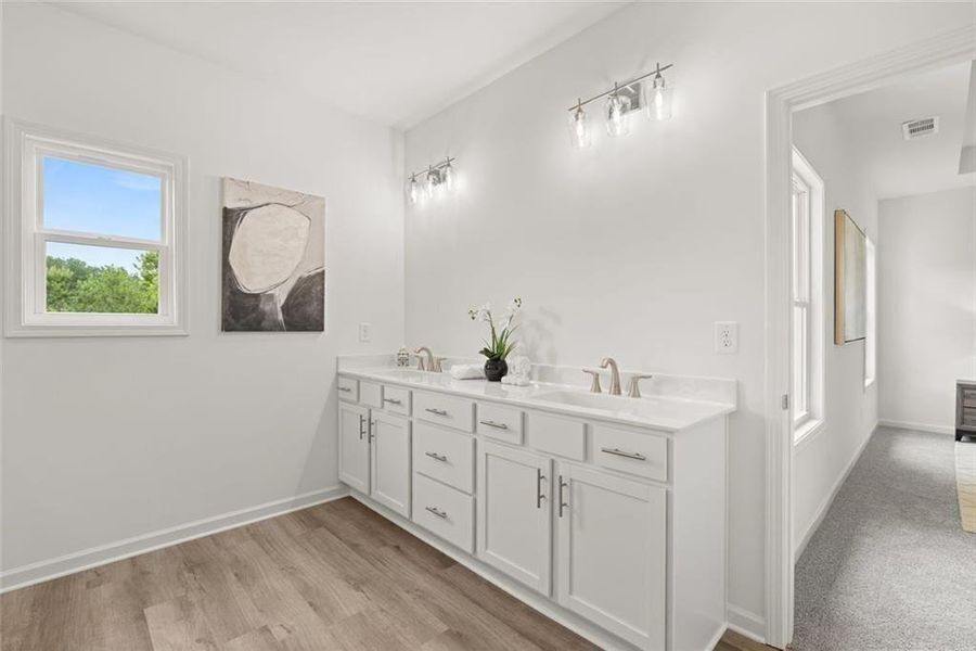 Furnished interior view inside a new home in , Loganville (Image 8).