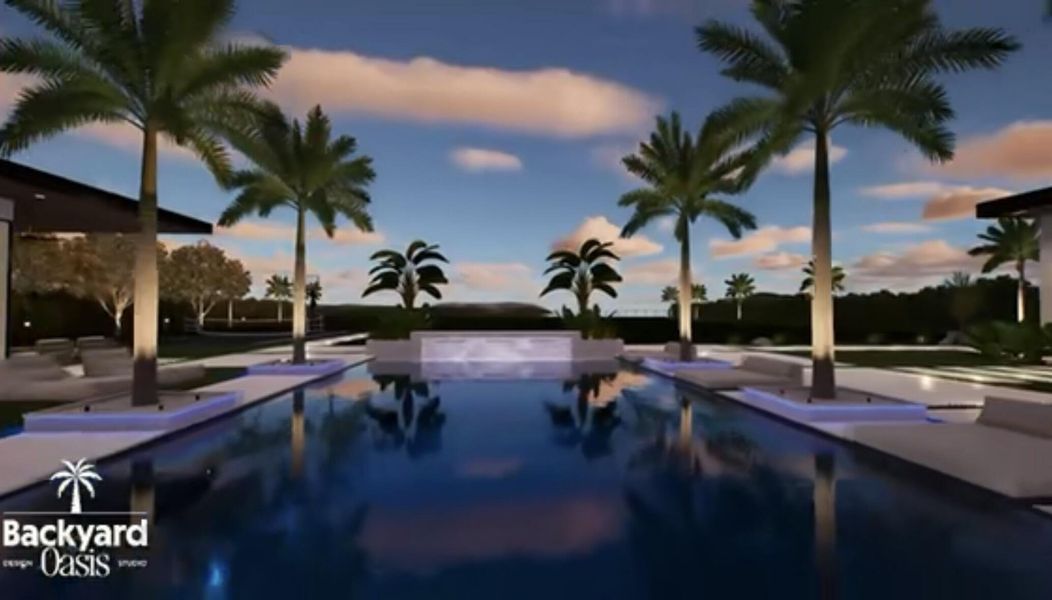 At $6,850,000 This is the backyard build out