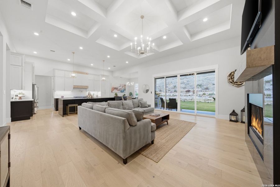 Furnished interior view inside a new home in , Boerne (Image 5).