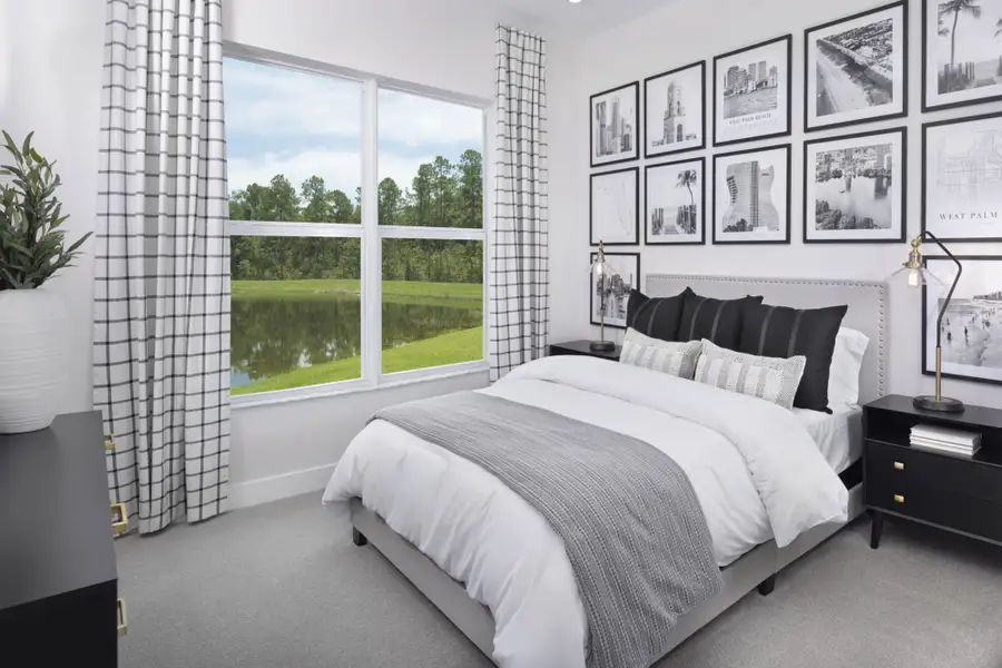 Furnished interior view inside a new home in Tradition, Port St. Lucie (Image 10).