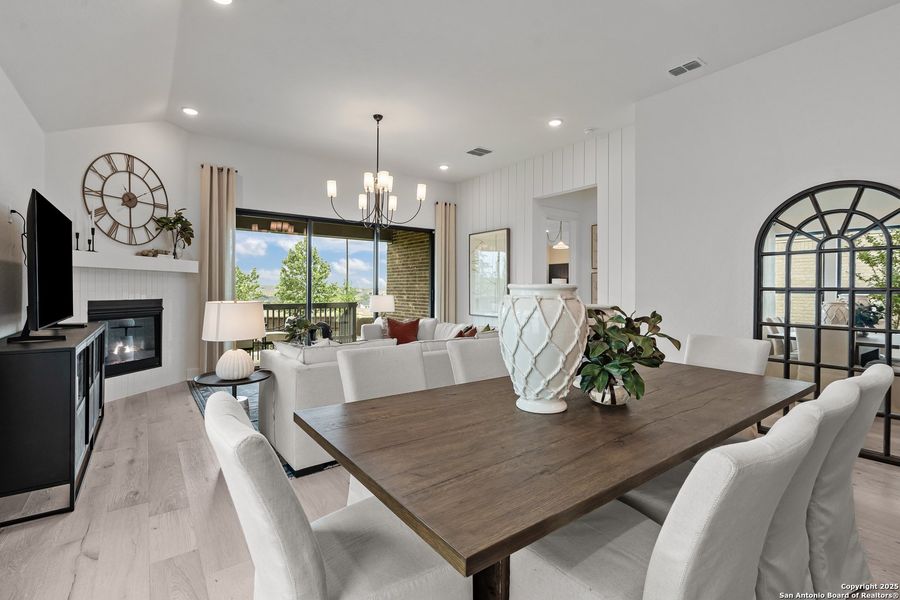 Furnished interior view inside a new home in Bison Ridge, San Antonio (Image 16).