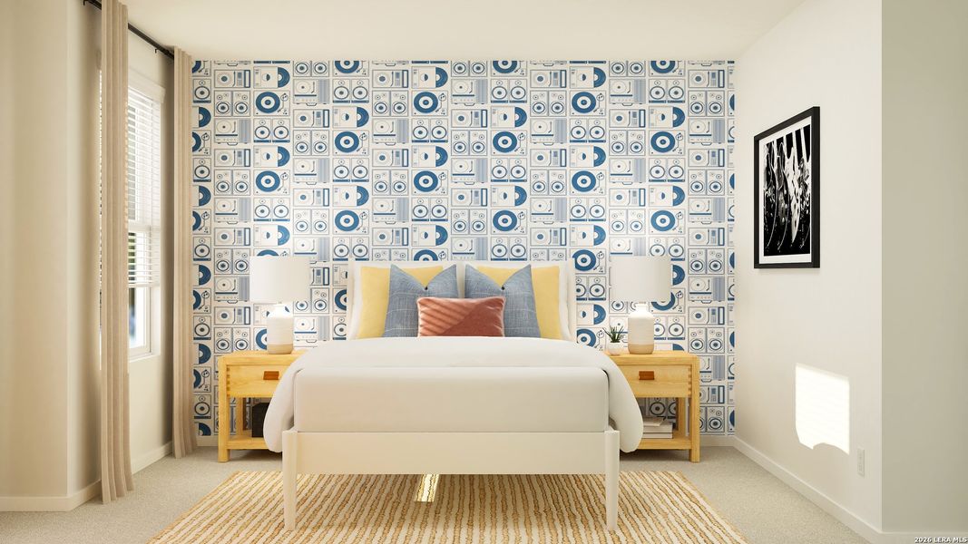 Furnished interior view inside a new home in Summerlin, San Antonio (Image 38).