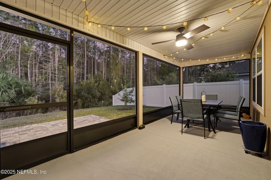Exterior details and patio area of a home in Parkland Preserve, St. Augustine (Image 23).