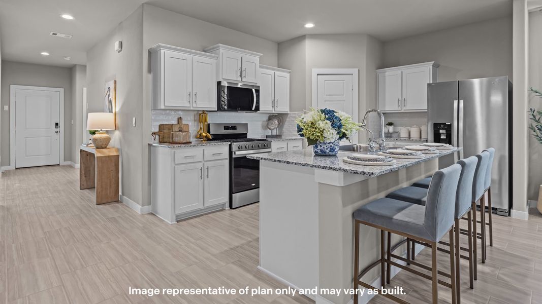 Furnished interior view inside a new home in Homestead at Parks Bell Ranch, Odessa (Image 5). Furnished interior view inside a new home in Homestead at Parks Bell Ranch, Odessa (Image 5).