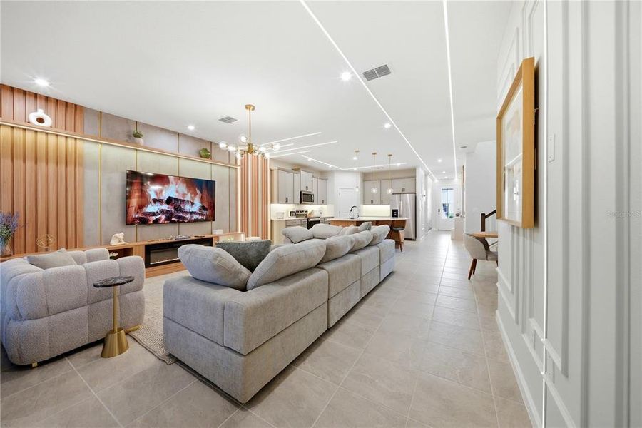 Furnished interior view inside a new home in Solara Resort, Kissimmee (Image 21).