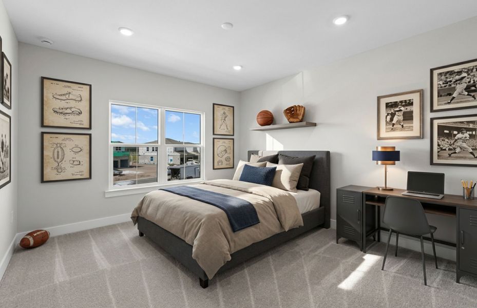 Representative furnished interior of a home built from the Upton by Pulte Homes in Reagan Landing, Bradenton (Image 15).