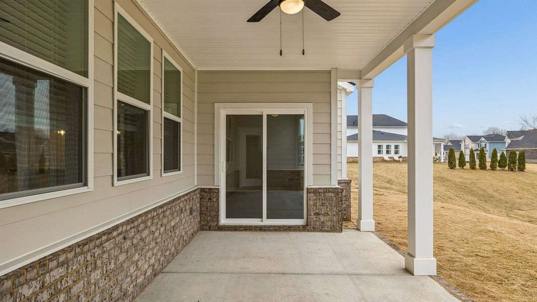 Representative exterior details of a home built from the Tisdale by D.R. Horton in Harvest Point, Spring Hill (Image 32). Representative exterior details of a home built from the Tisdale by D.R. Horton in Harvest Point, Spring Hill (Image 32).