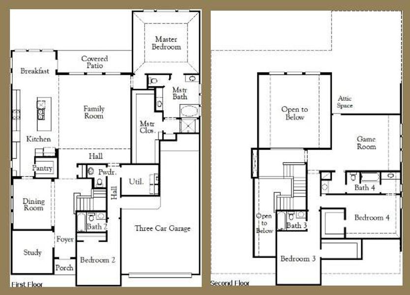 Floorplans – Representative Photo Floorplans – Representative Photo