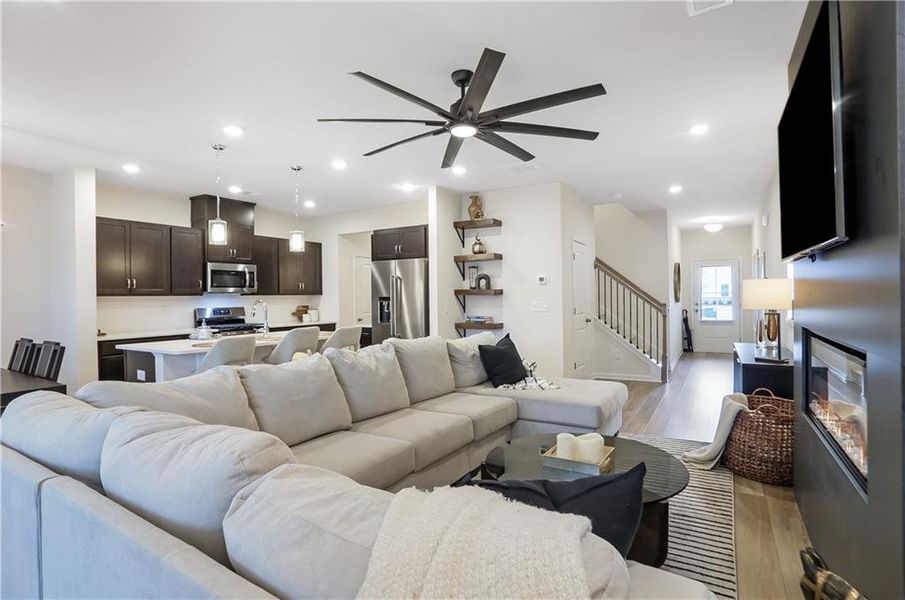 Furnished interior view inside a new home in , Sugar Hill (Image 14).