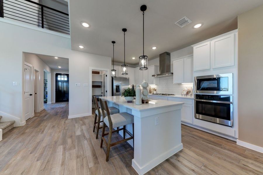 Representative furnished interior of a home built from the Bandera by Hakes Brothers in Hickory Ridge Estates, Elmendorf (Image 19).