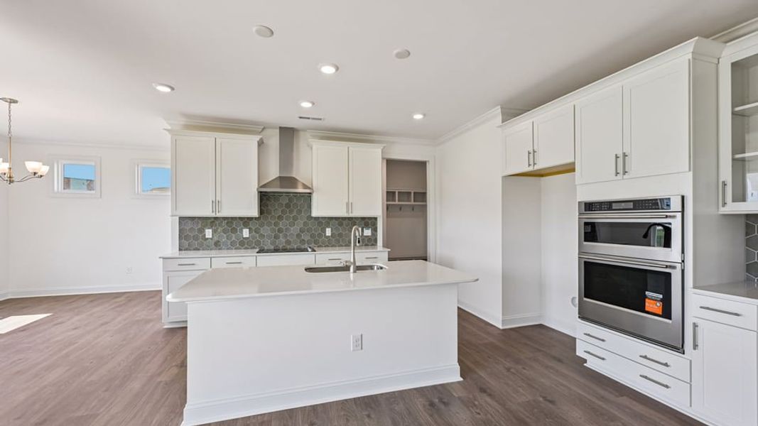 Furnished interior view inside a new home in Eagle Creek, Fuquay Varina (Image 5).