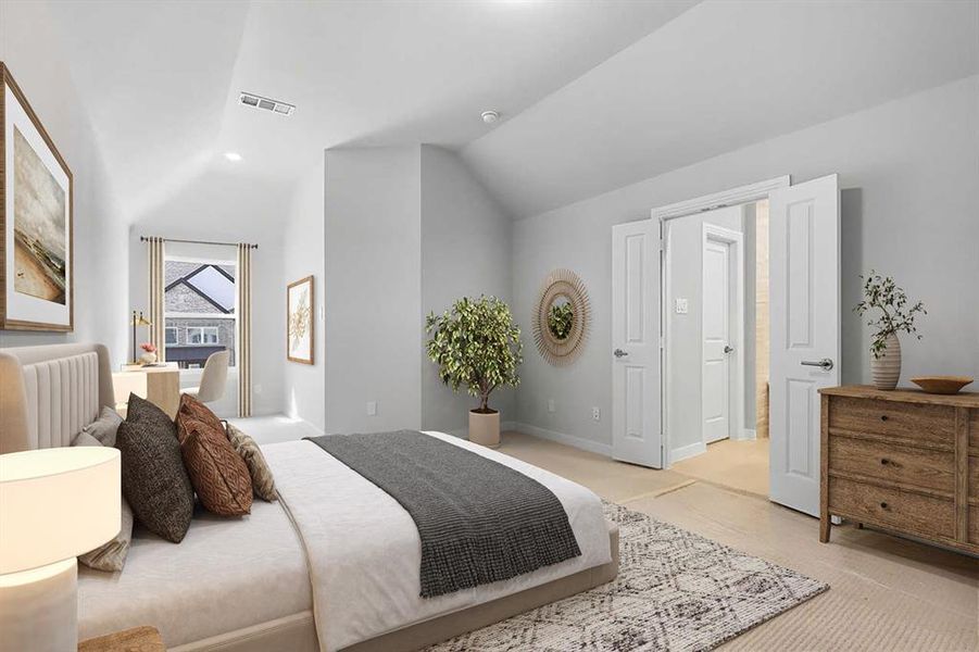 Furnished interior view inside a new home in Walsh: Townhomes - The Patios, Aledo (Image 11). Furnished interior view inside a new home in Walsh: Townhomes - The Patios, Aledo (Image 11).