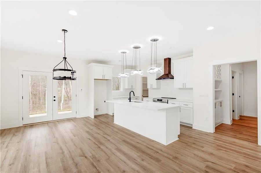 Furnished interior view inside a new home in , Dallas (Image 5).