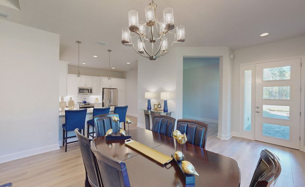 Furnished interior view inside a new home in Woodhaven, Port Orange (Image 14). Furnished interior view inside a new home in Woodhaven, Port Orange (Image 14).