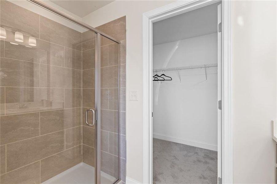 Furnished interior view inside a new home in Clark Farms, Flowery Branch (Image 26). Furnished interior view inside a new home in Clark Farms, Flowery Branch (Image 26).