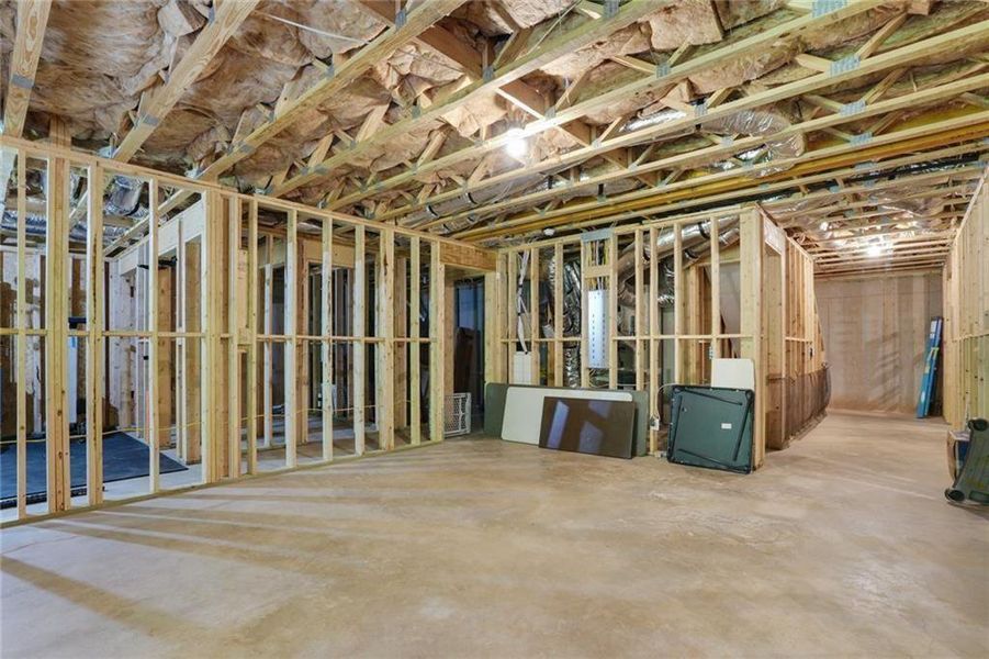 In-progress construction of a new home in , Roswell, GA (Image 35).