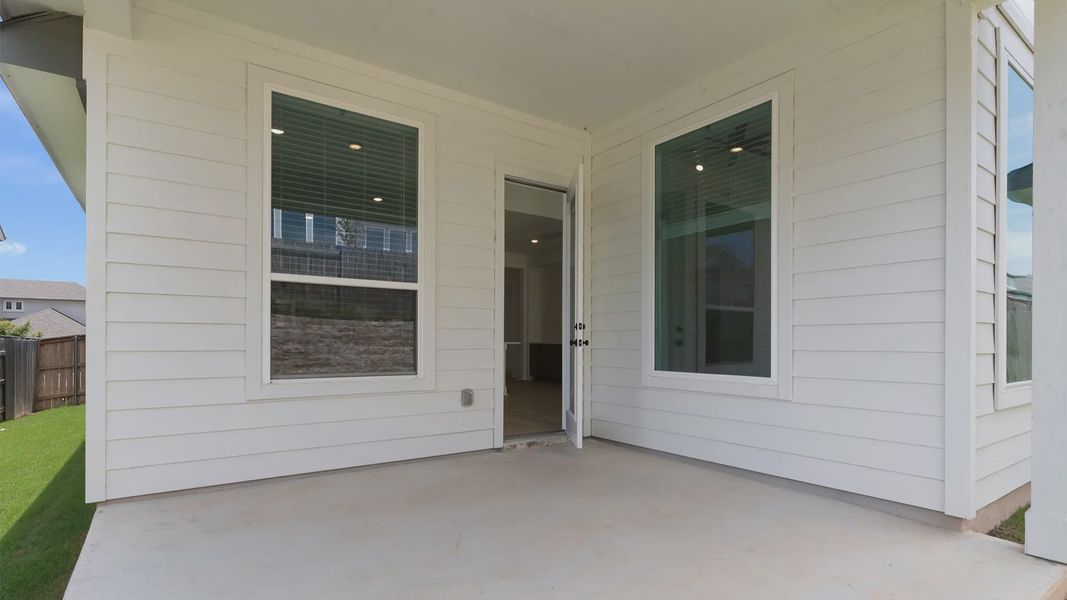 Representative exterior details of a home built from the Michelle by Chesmar Homes in Newhaven, Manor (Image 4). Representative exterior details of a home built from the Michelle by Chesmar Homes in Newhaven, Manor (Image 4).
