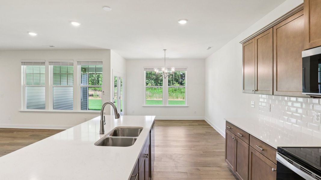 Representative furnished interior of a home built from the Pendleton by DRB Homes in Oakmont Manor, Oxford (Image 8).