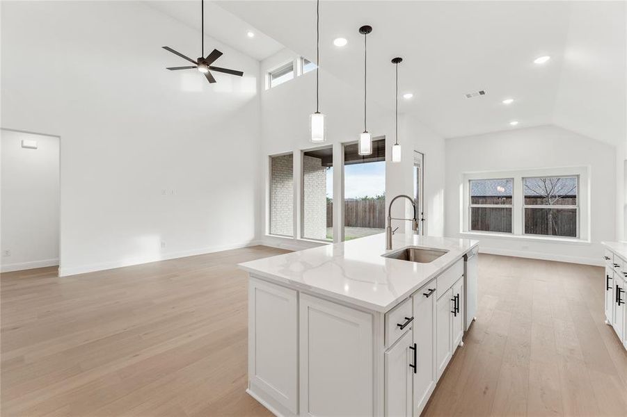 Furnished interior view inside a new home in Willow Wood, McKinney (Image 10).
