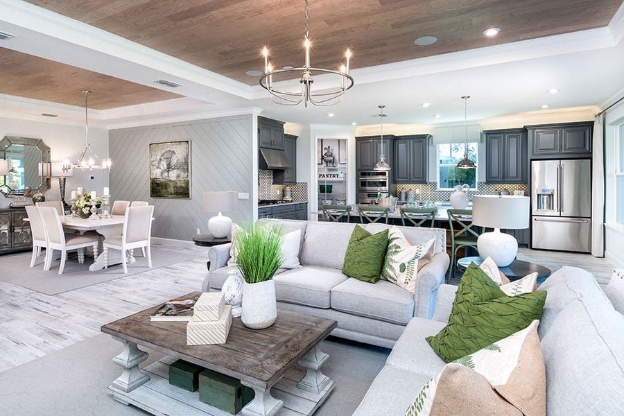 Representative furnished interior of a home built from the Amelia by Taylor Morrison in Tiburon, Nokomis (Image 8).