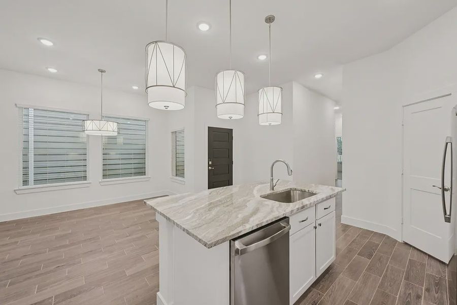 Representative furnished interior of a home built from the Pommery by Chesmar Homes in Kresston Chateau, Montgomery (Image 8). Representative furnished interior of a home built from the Pommery by Chesmar Homes in Kresston Chateau, Montgomery (Image 8).