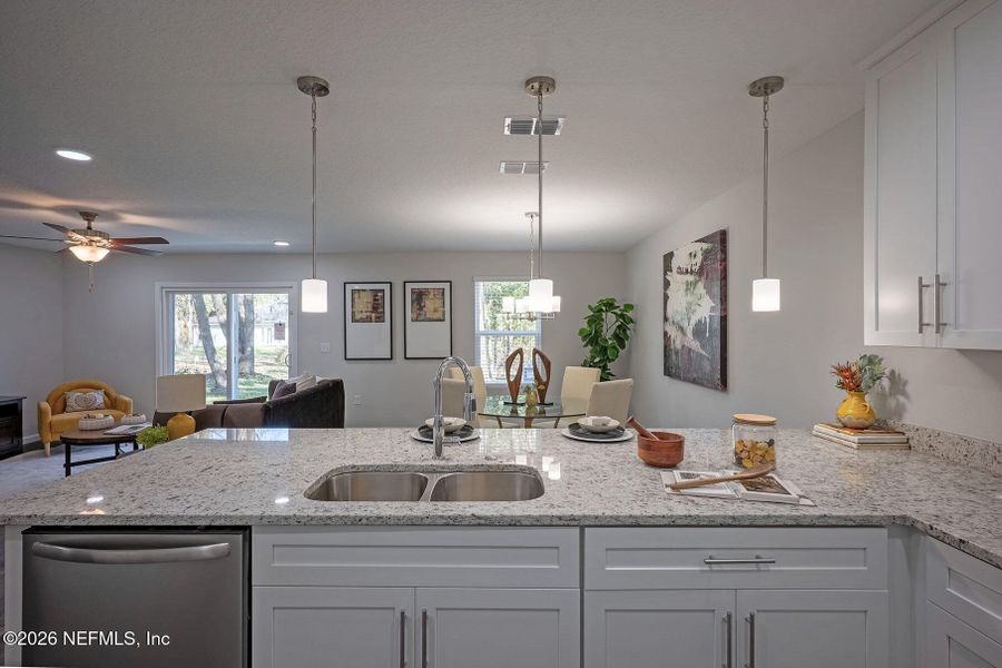 Furnished interior view inside a new home in , Jacksonville (Image 7).