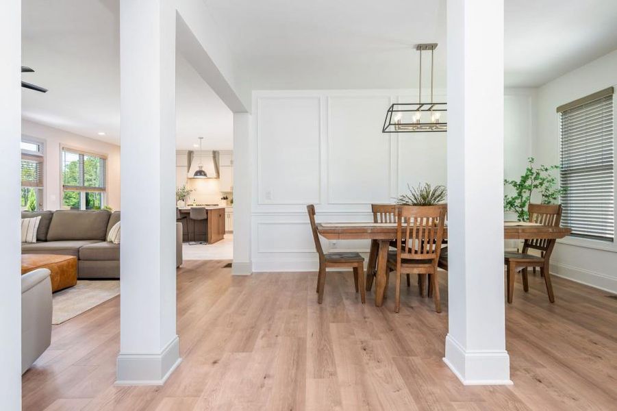 Furnished interior view inside a new home in Liberty Springs, Woodstock (Image 43).