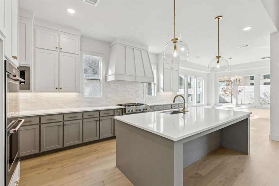 Featuring high end finishes and a soft, neutral color palette, your dream kitchen awaits!