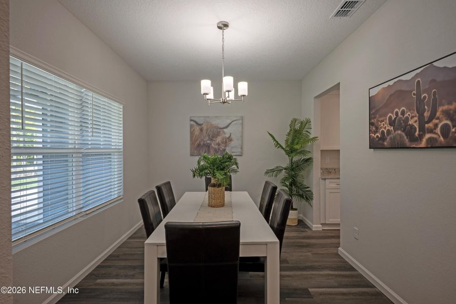 Furnished interior view inside a new home in , Jacksonville (Image 5).