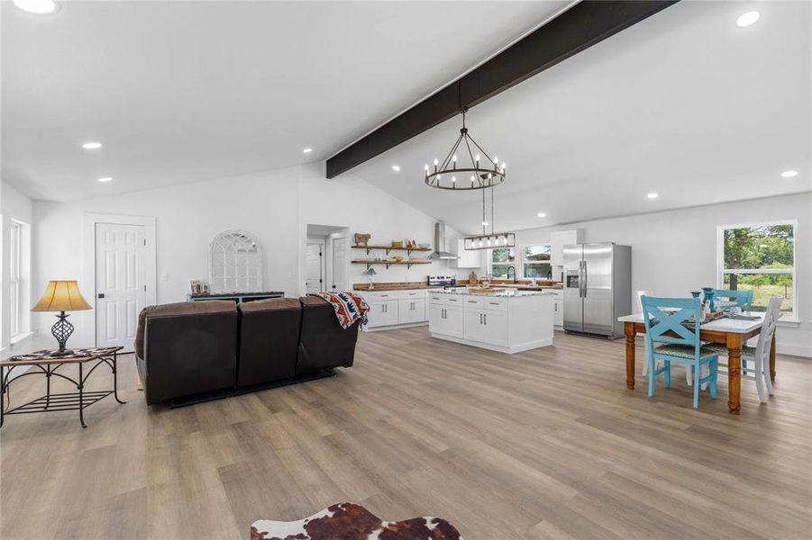 Furnished interior view inside a new home in , Zephyr (Image 16).