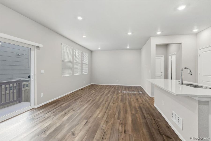 Spacious, unfurnished interior of a new home in Woodrose at Painted Prairie, Aurora (Image 12).