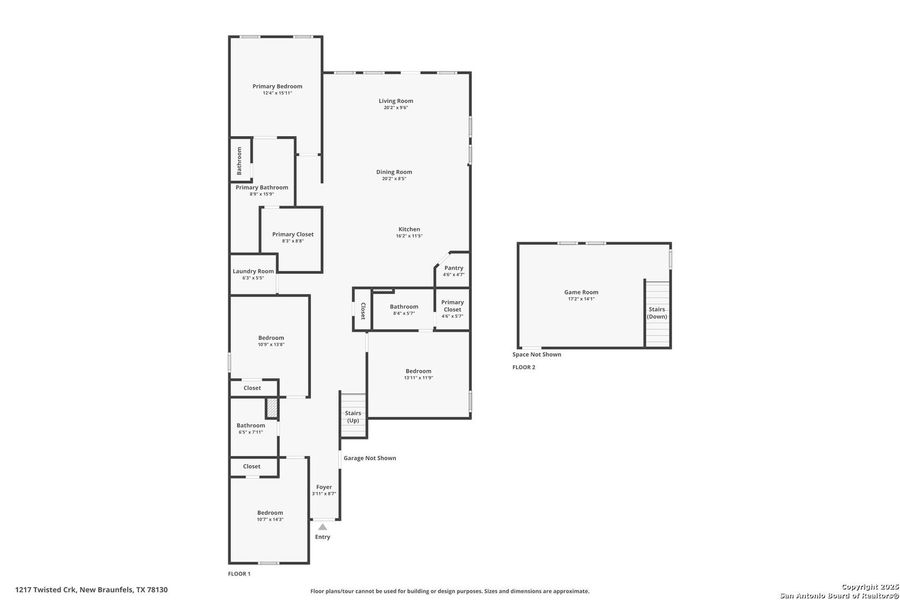 2D floor plan layout of this home in Parkside: Coastline Collection, New Braunfels, TX (Image 3). 2D floor plan layout of this home in Parkside: Coastline Collection, New Braunfels, TX (Image 3).