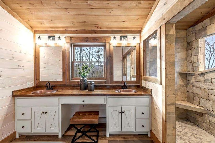 Furnished interior view inside a new home in , Blue Ridge (Image 14). Furnished interior view inside a new home in , Blue Ridge (Image 14).