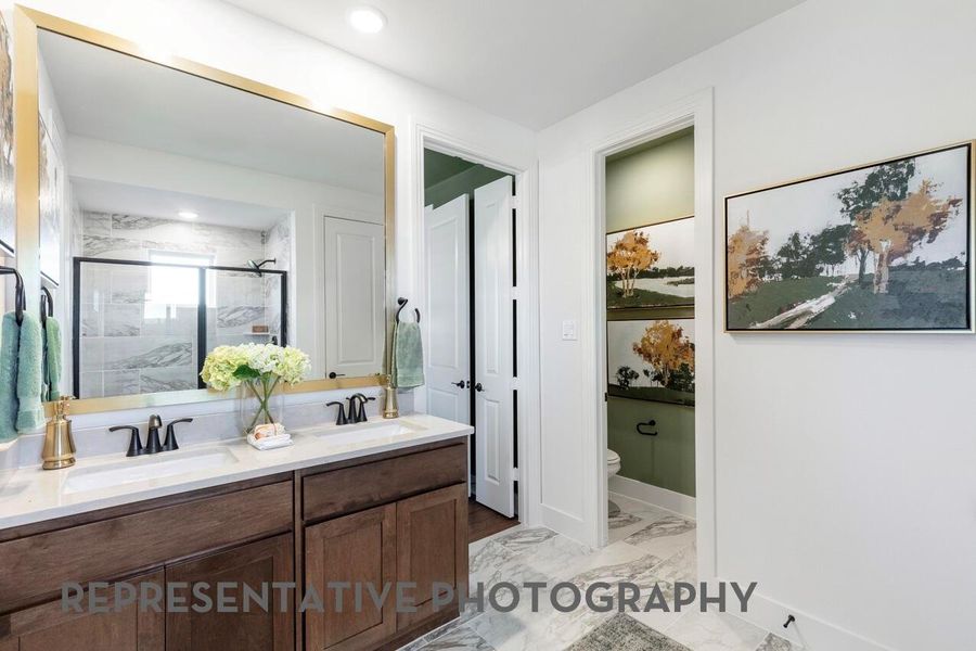 Furnished interior view inside a new home in Indigo, Richmond (Image 8).