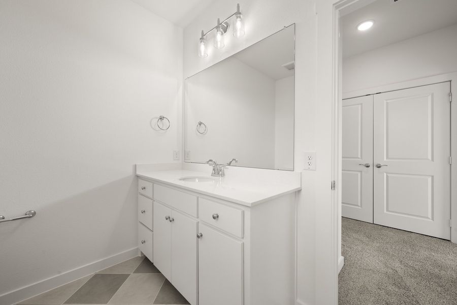 Furnished interior view inside a new home in Wildridge, Oak Point (Image 12).