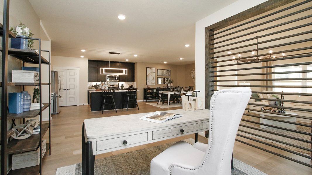 Furnished interior view inside a new home in Colony at Pinehurst, Pinehurst (Image 18). Furnished interior view inside a new home in Colony at Pinehurst, Pinehurst (Image 18).