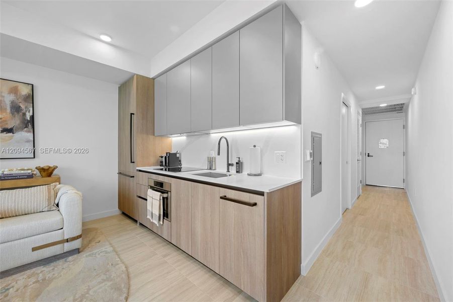 Furnished interior view inside a new home in 72 Park, Miami Beach (Image 7). Furnished interior view inside a new home in 72 Park, Miami Beach (Image 7).