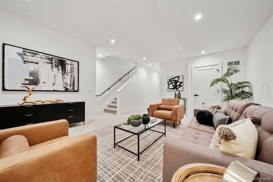 Furnished interior view inside a new home in , Denver (Image 14). Furnished interior view inside a new home in , Denver (Image 14).