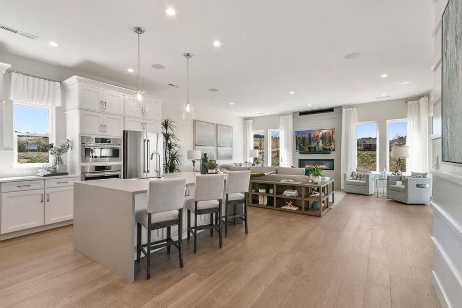 Furnished interior view inside a new home in Pelican Shores at Water Valley, Windsor (Image 14). Furnished interior view inside a new home in Pelican Shores at Water Valley, Windsor (Image 14).