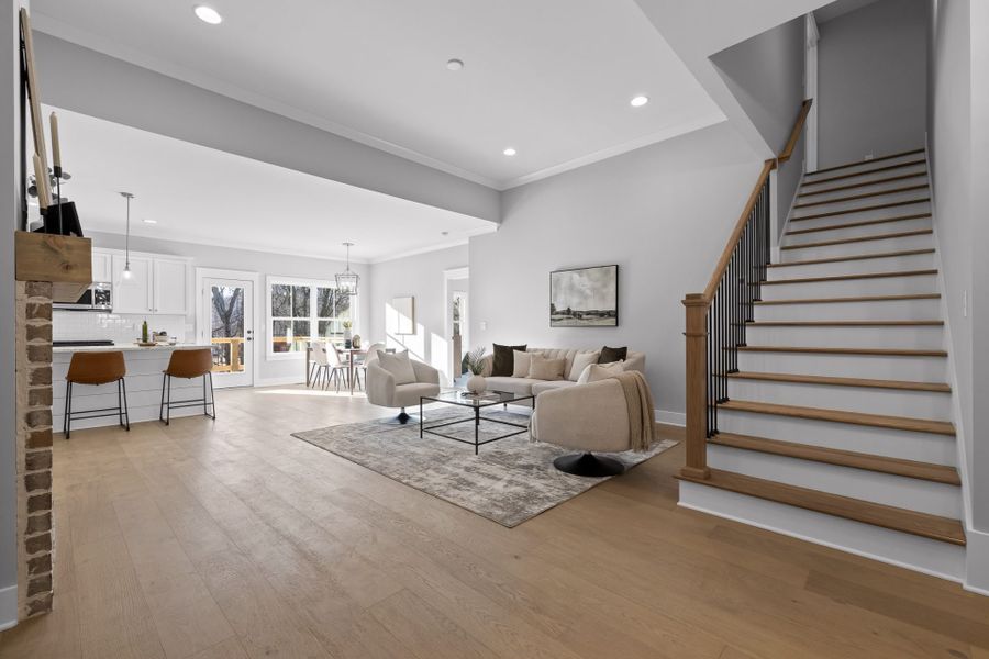 Representative furnished interior of a home built from the Ivy Springs by Riverstone Construction, LLC in Pine Ridge, Soddy-Daisy (Image 17).